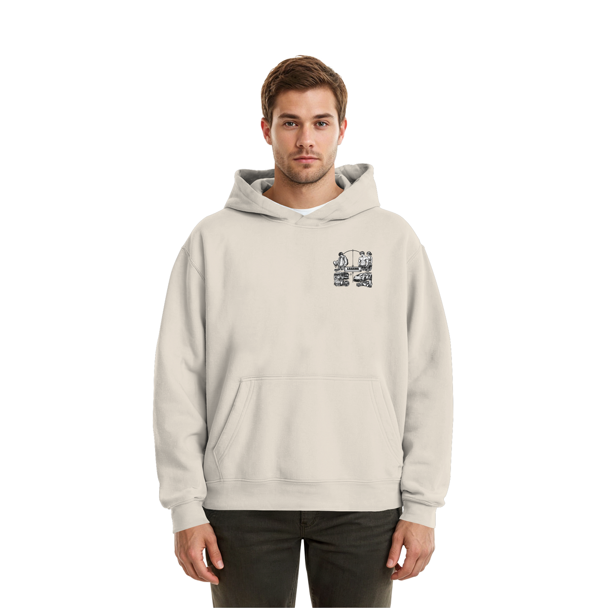 LOADiNG BASiCS - Fluffy Boxcut Hoodie