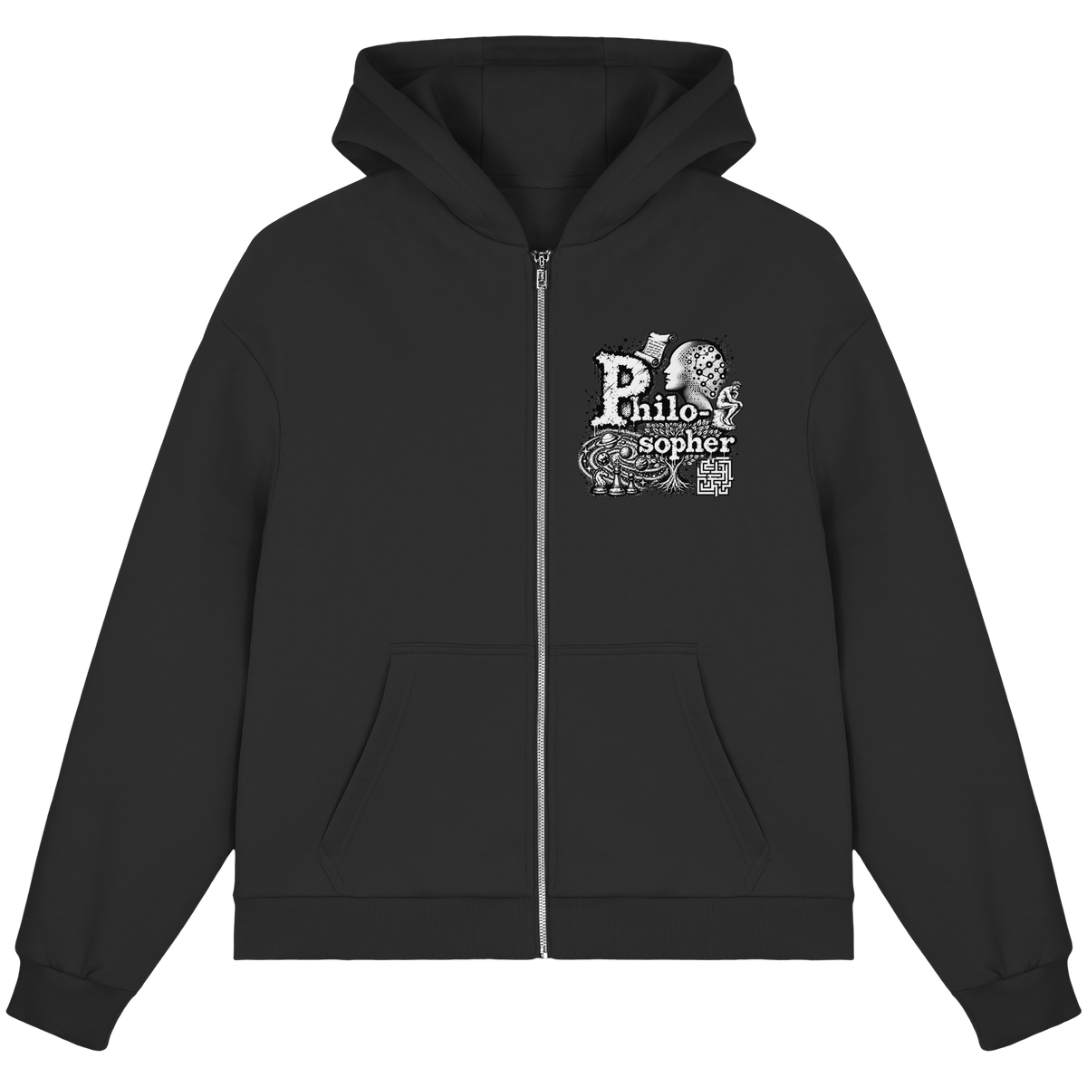 The Philosopher - Fluffy Boxcut Zipper