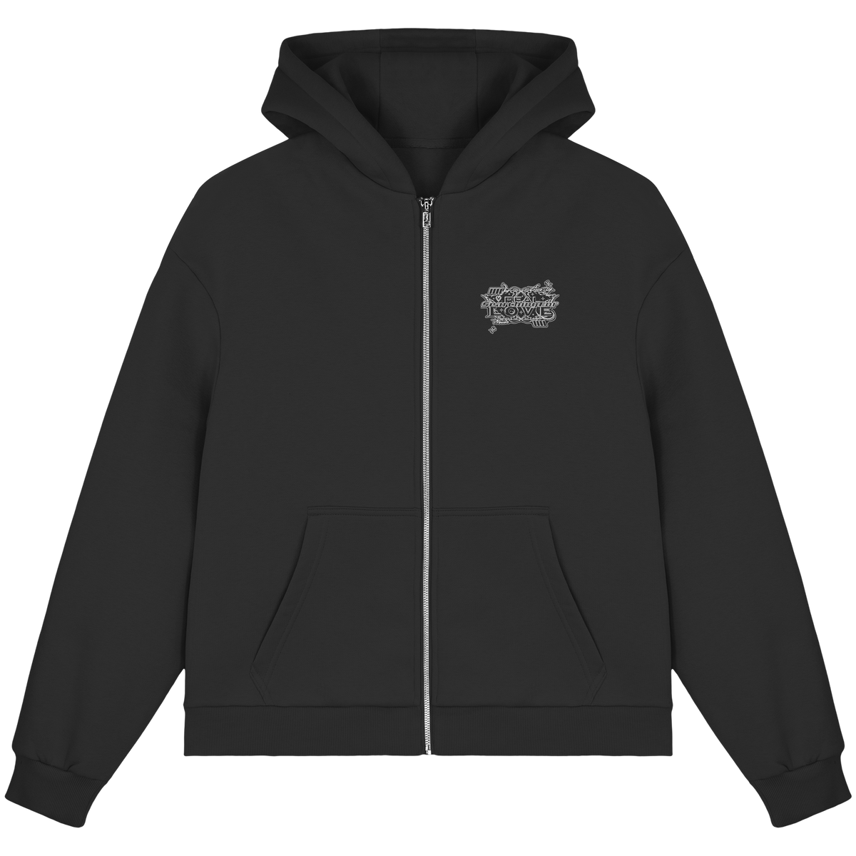 The REAL LOVE BASiCS - Fluffy Boxcut Zipper