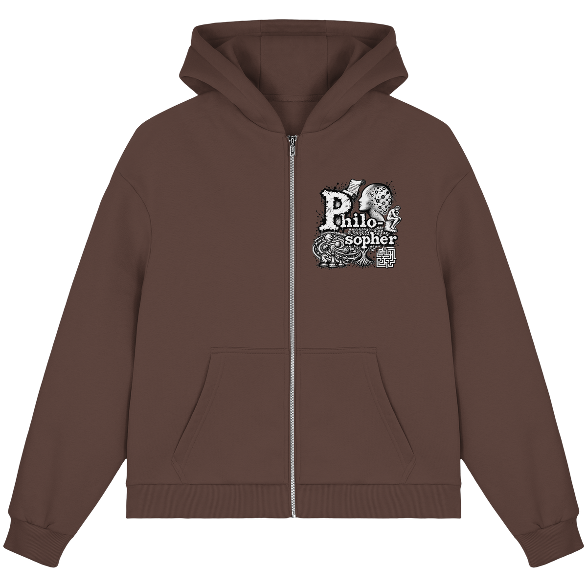 The Philosopher - Fluffy Boxcut Zipper
