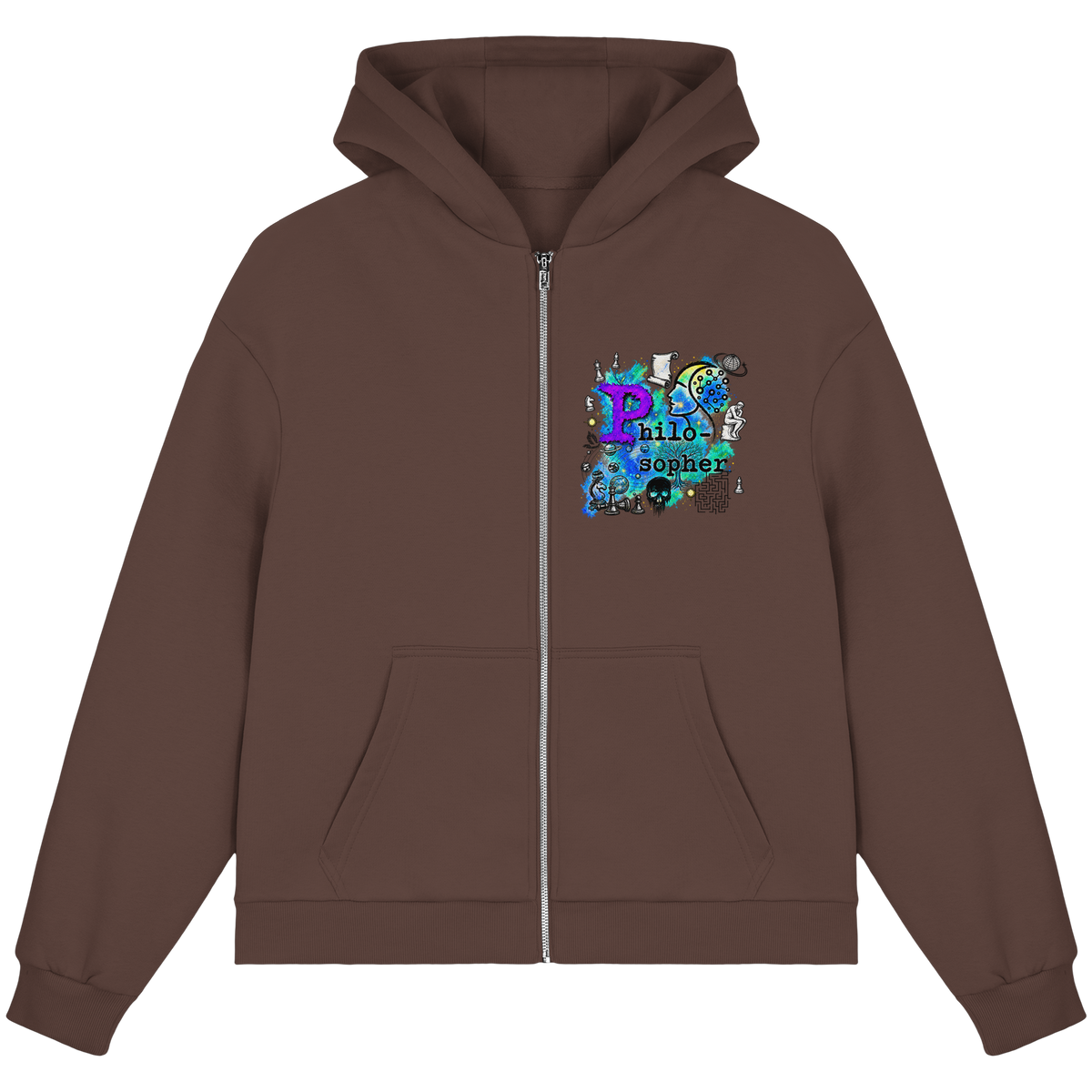 The Philosopher - Fluffy Boxcut Zipper