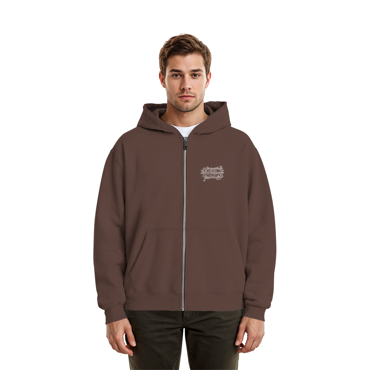 The REAL LOVE BASiCS - Fluffy Boxcut Zipper