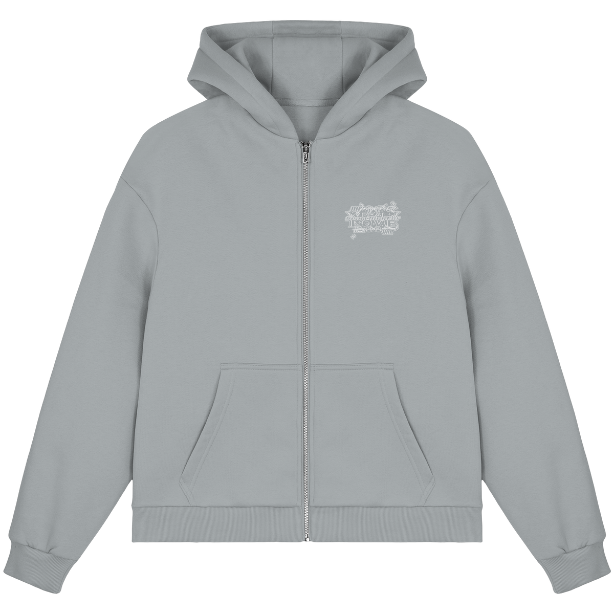 The REAL LOVE BASiCS - Fluffy Boxcut Zipper