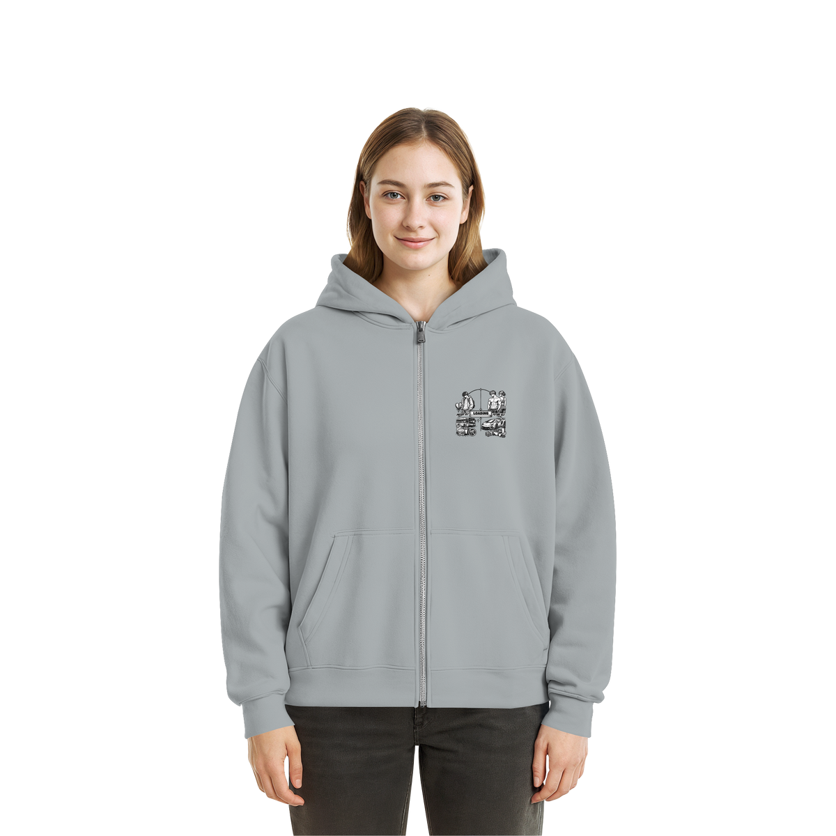 LOADiNG BASiCS - Fluffy Boxcut Zipper