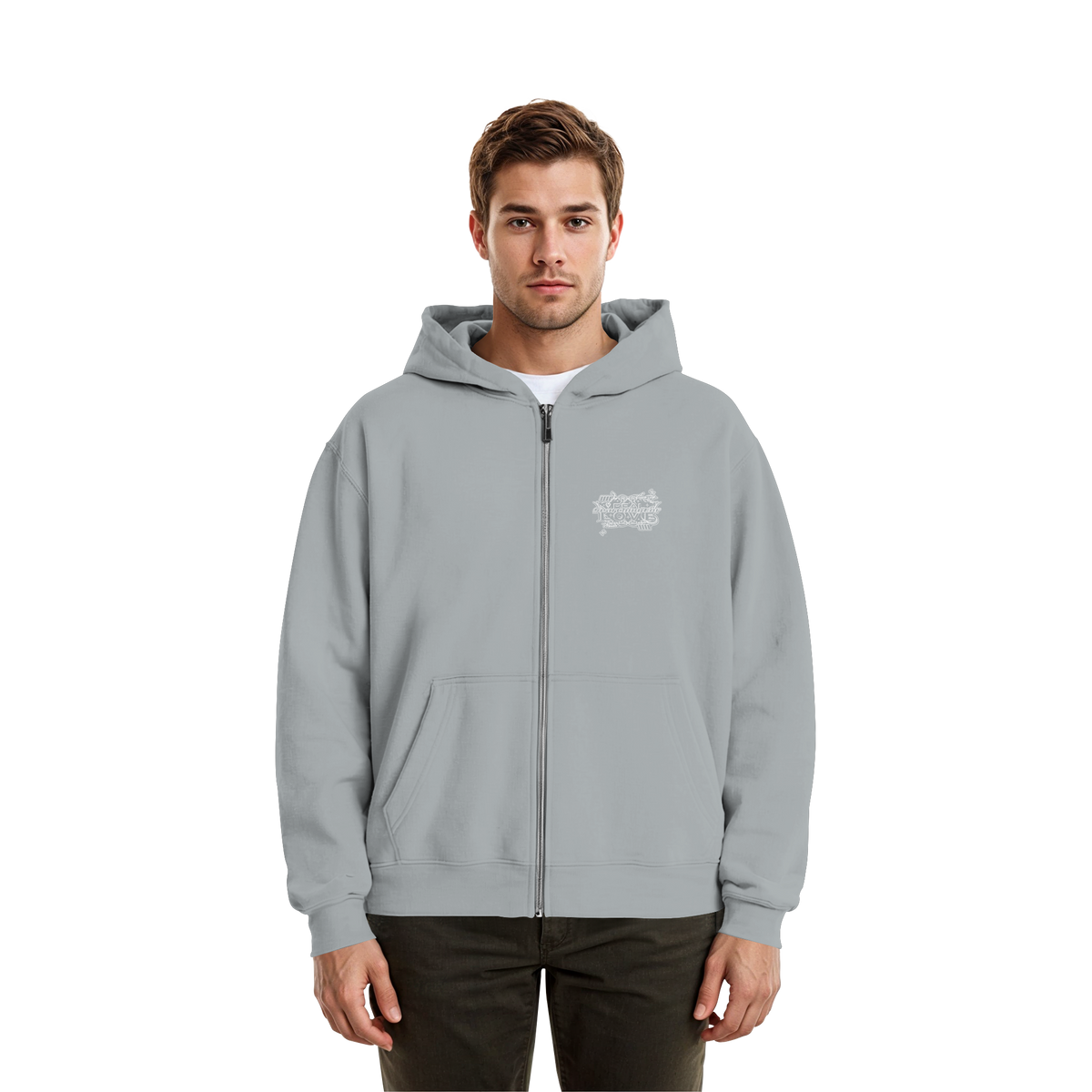 The REAL LOVE BASiCS - Fluffy Boxcut Zipper