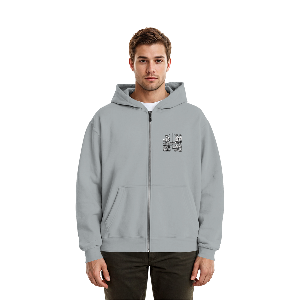 LOADiNG BASiCS - Fluffy Boxcut Zipper