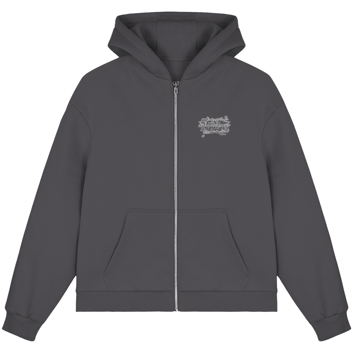 The REAL LOVE BASiCS - Fluffy Boxcut Zipper