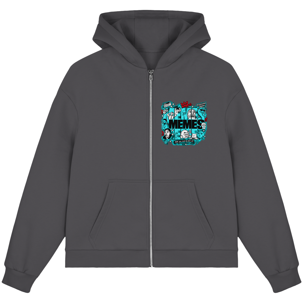 The Meme - Fluffy Boxcut Zipper