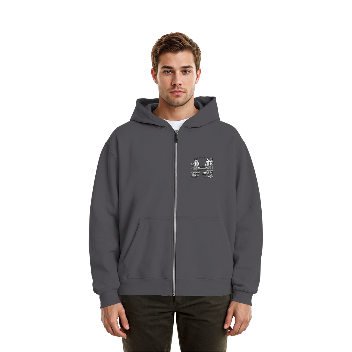 LOADiNG BASiCS - Fluffy Boxcut Zipper