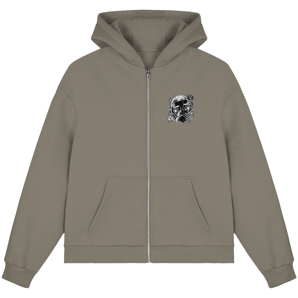 The MEME - Fluffy Boxcut Zipper