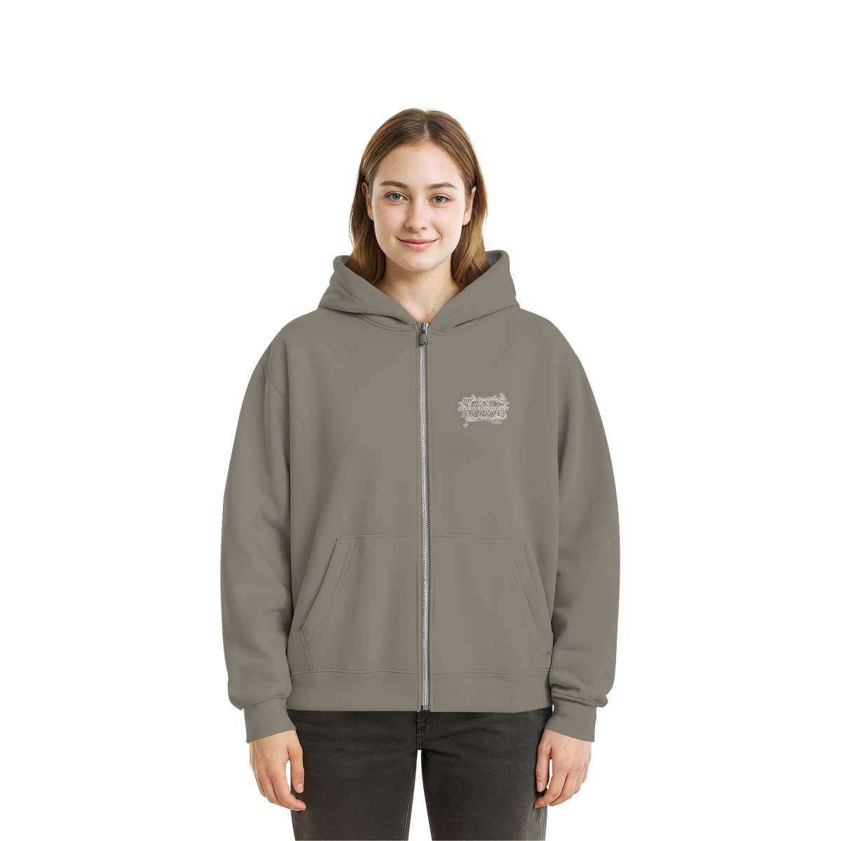 The REAL LOVE BASiCS - Fluffy Boxcut Zipper