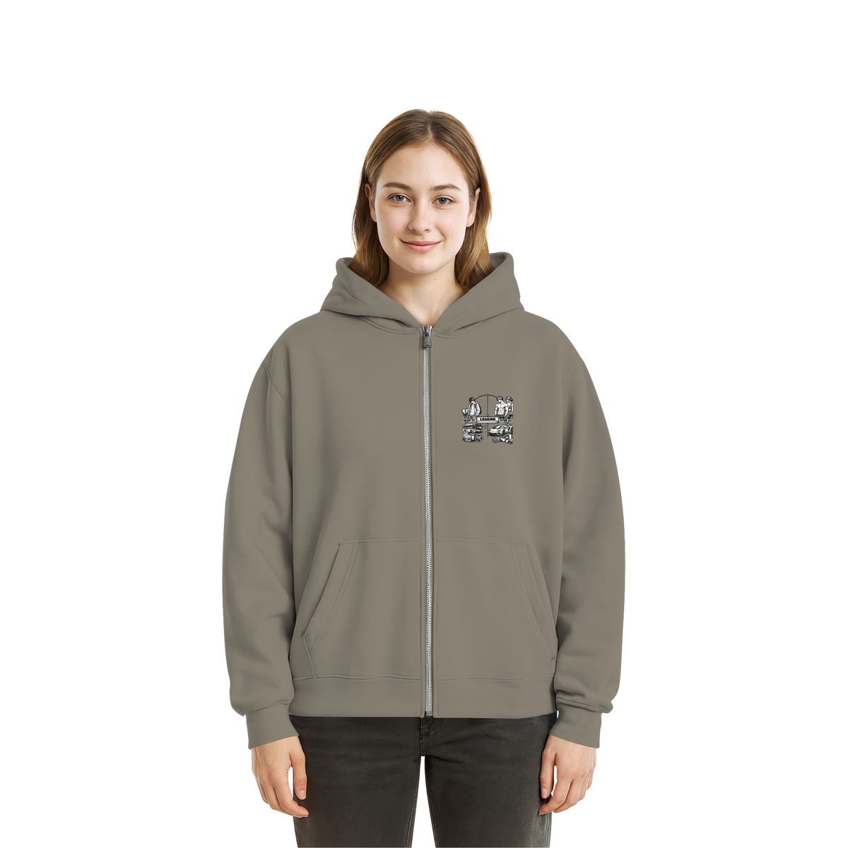 LOADiNG BASiCS - Fluffy Boxcut Zipper