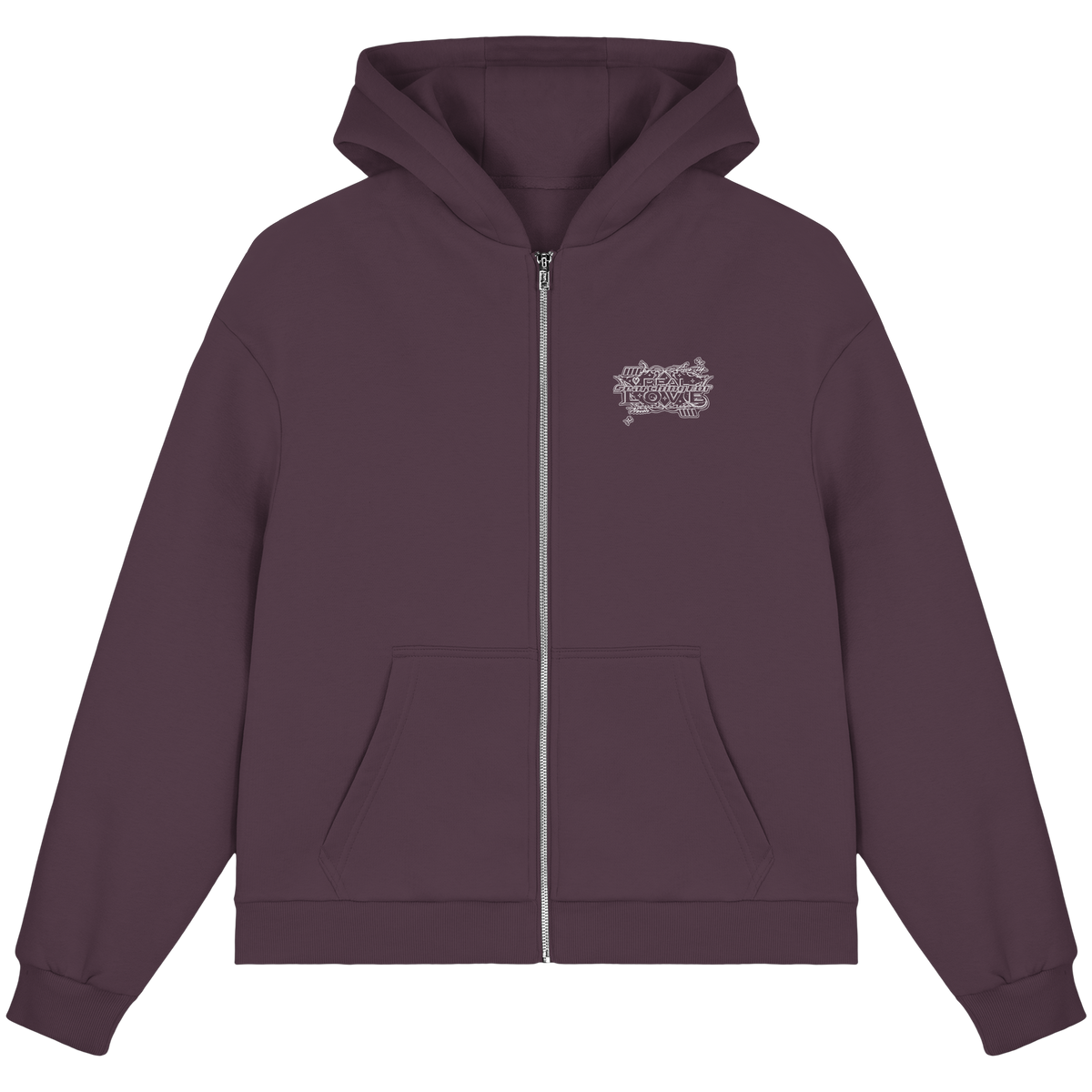 The REAL LOVE BASiCS - Fluffy Boxcut Zipper