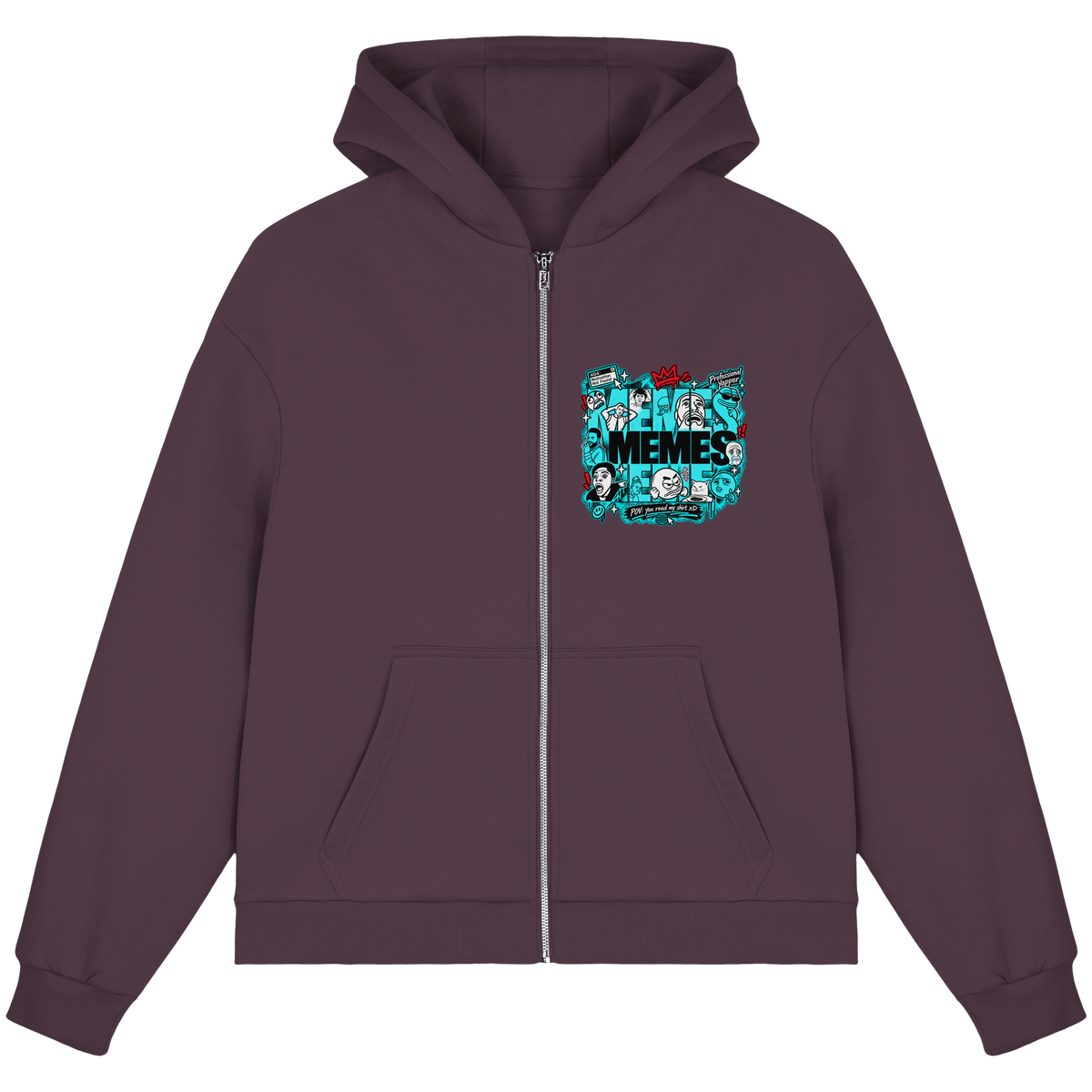 The Meme - Fluffy Boxcut Zipper