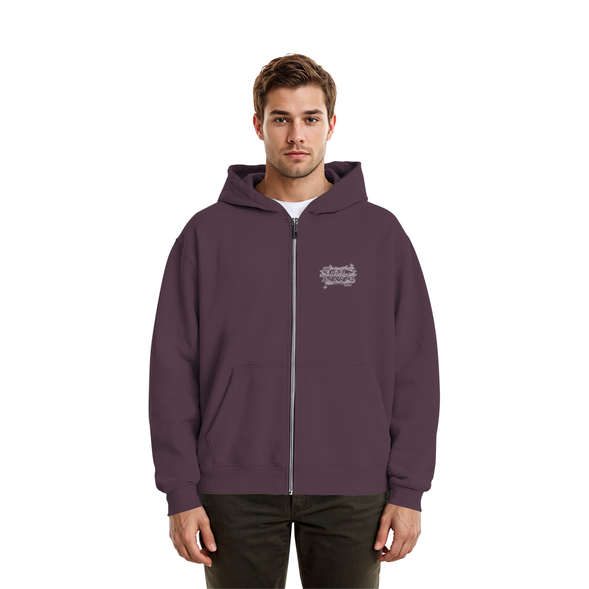The REAL LOVE BASiCS - Fluffy Boxcut Zipper