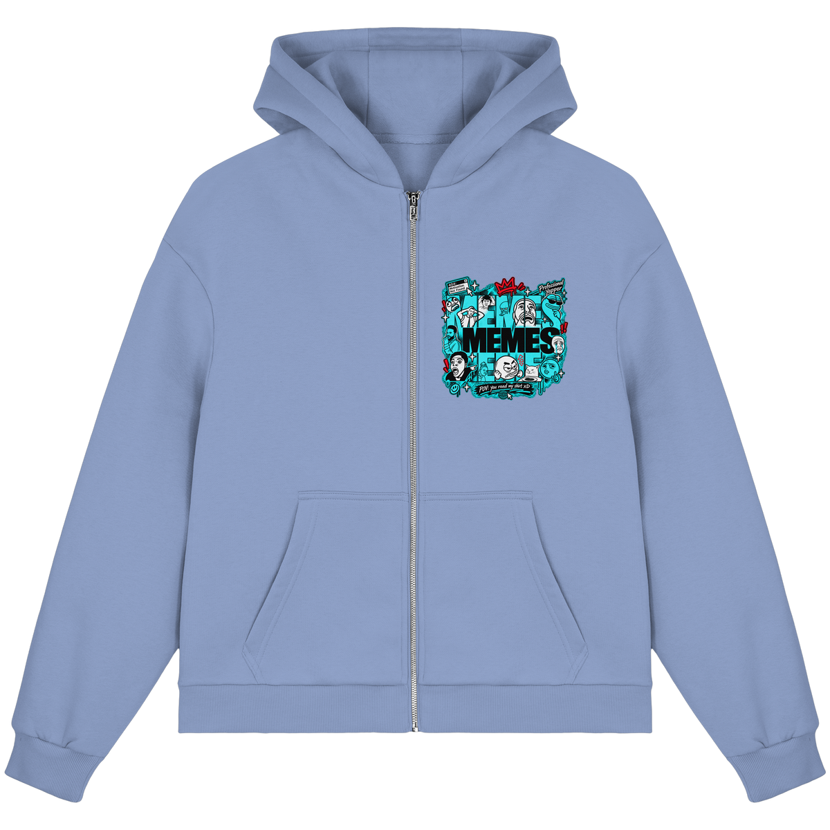 The Meme - Fluffy Boxcut Zipper