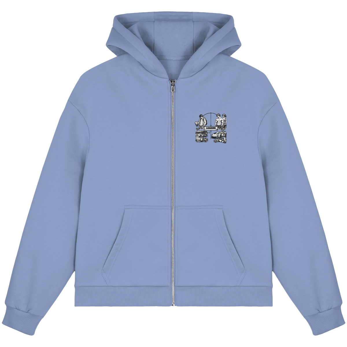 LOADiNG BASiCS - Fluffy Boxcut Zipper
