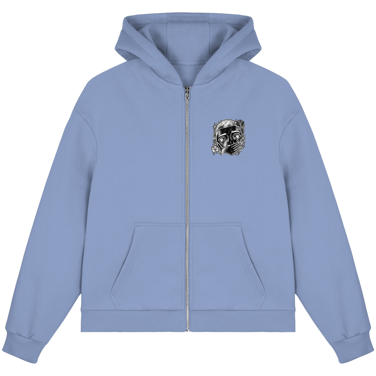 The MEME - Fluffy Boxcut Zipper