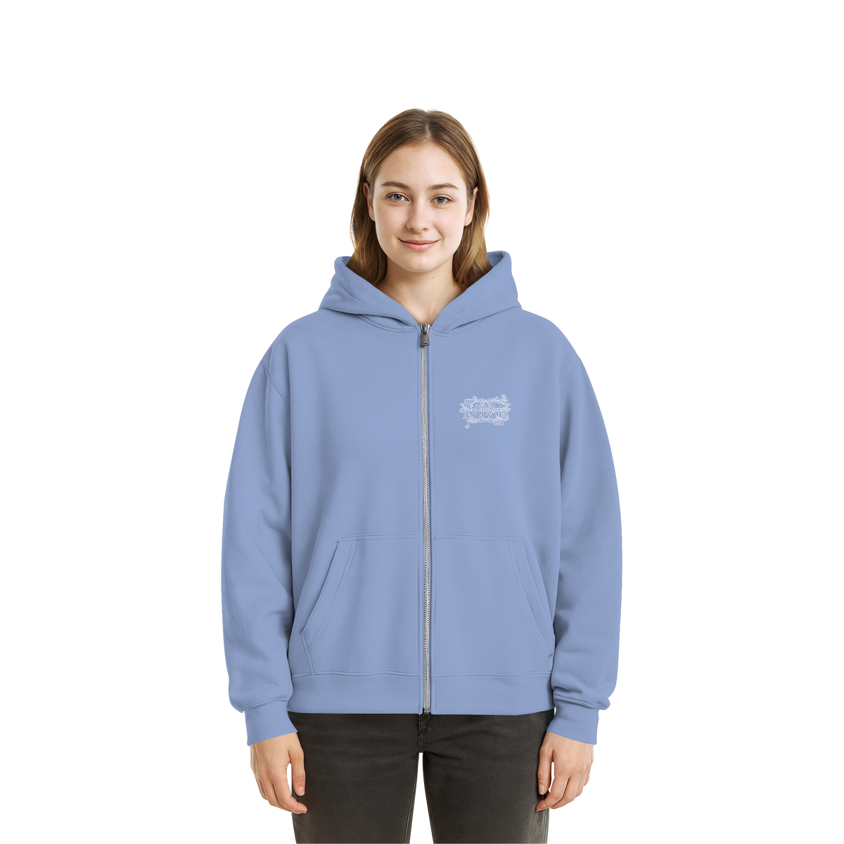 The REAL LOVE BASiCS - Fluffy Boxcut Zipper