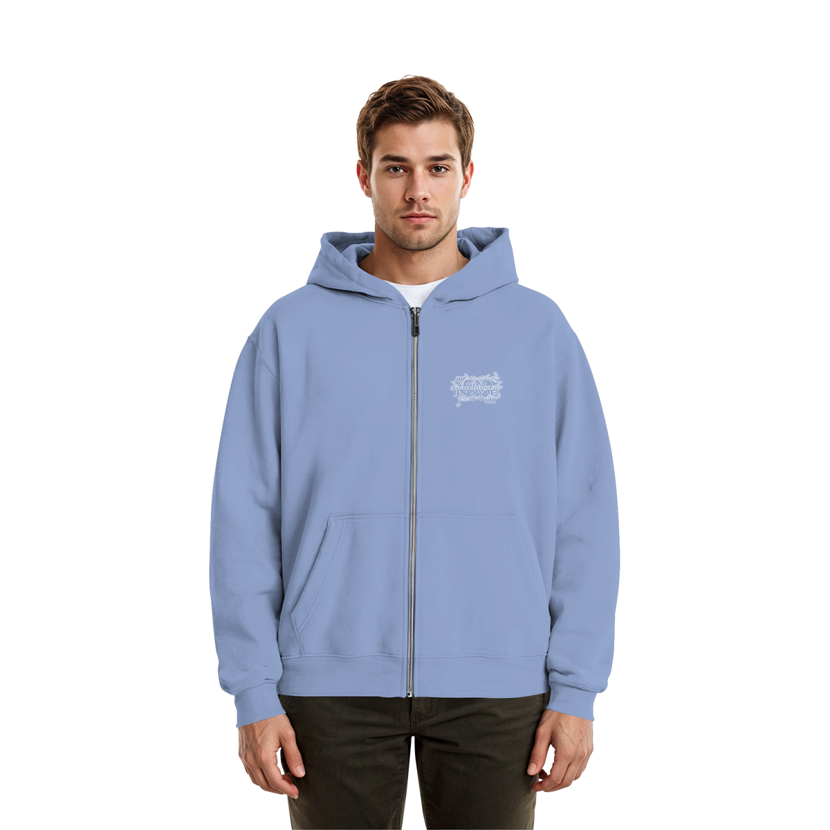 The REAL LOVE BASiCS - Fluffy Boxcut Zipper