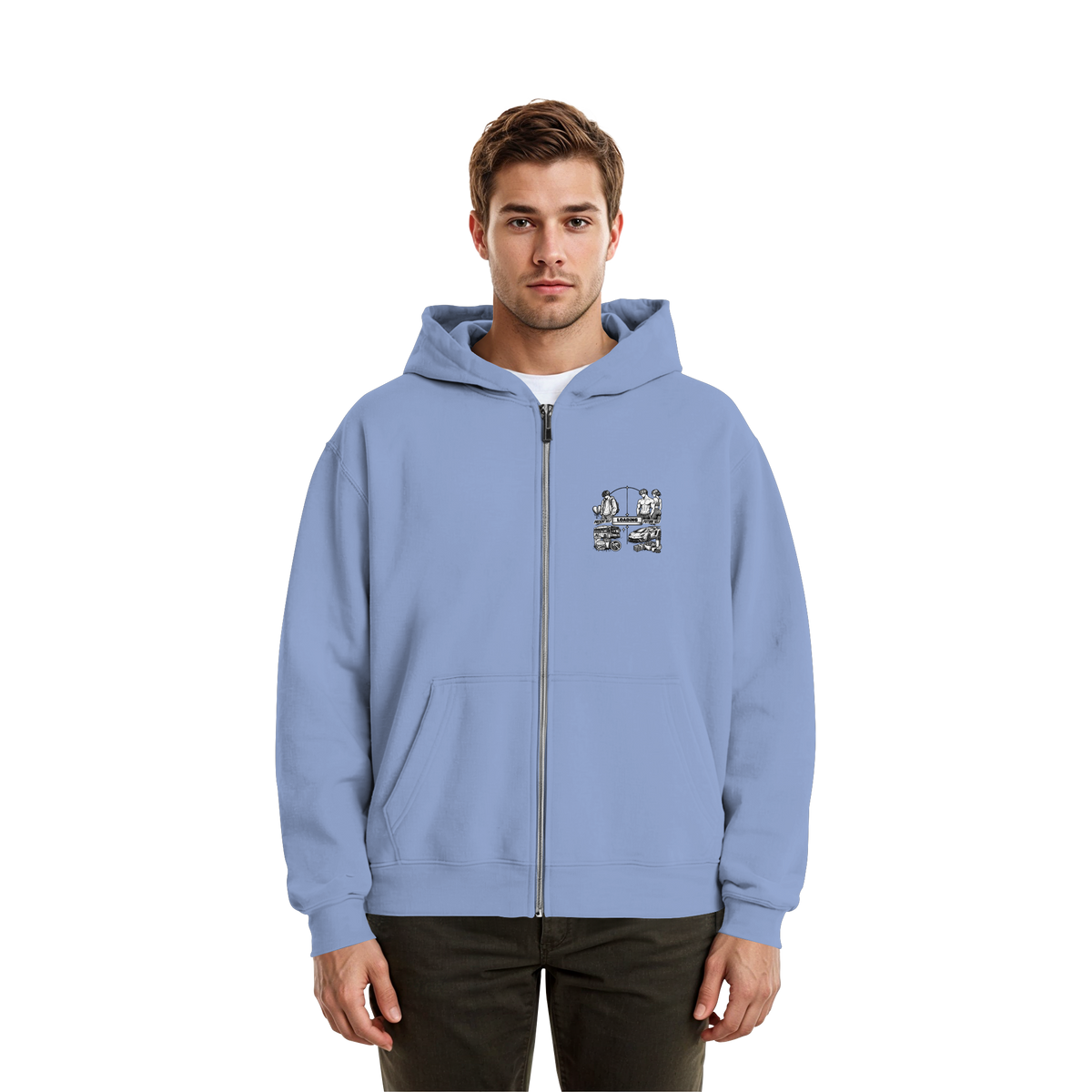 LOADiNG BASiCS - Fluffy Boxcut Zipper