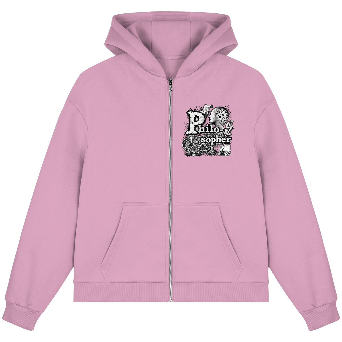 The Philosopher - Fluffy Boxcut Zipper
