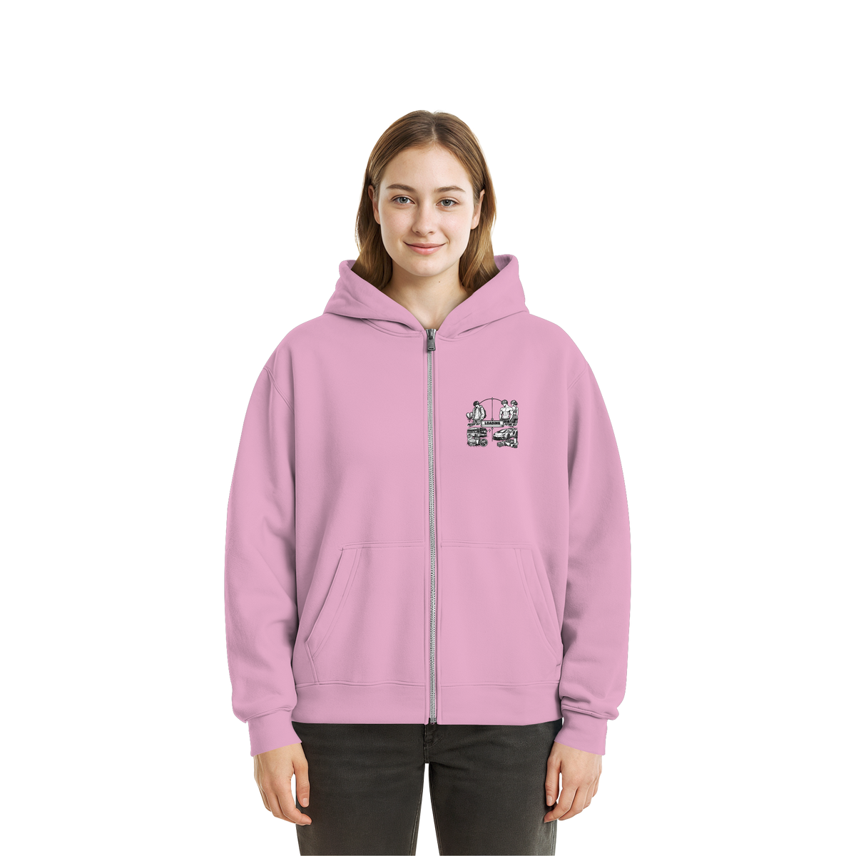LOADiNG BASiCS - Fluffy Boxcut Zipper