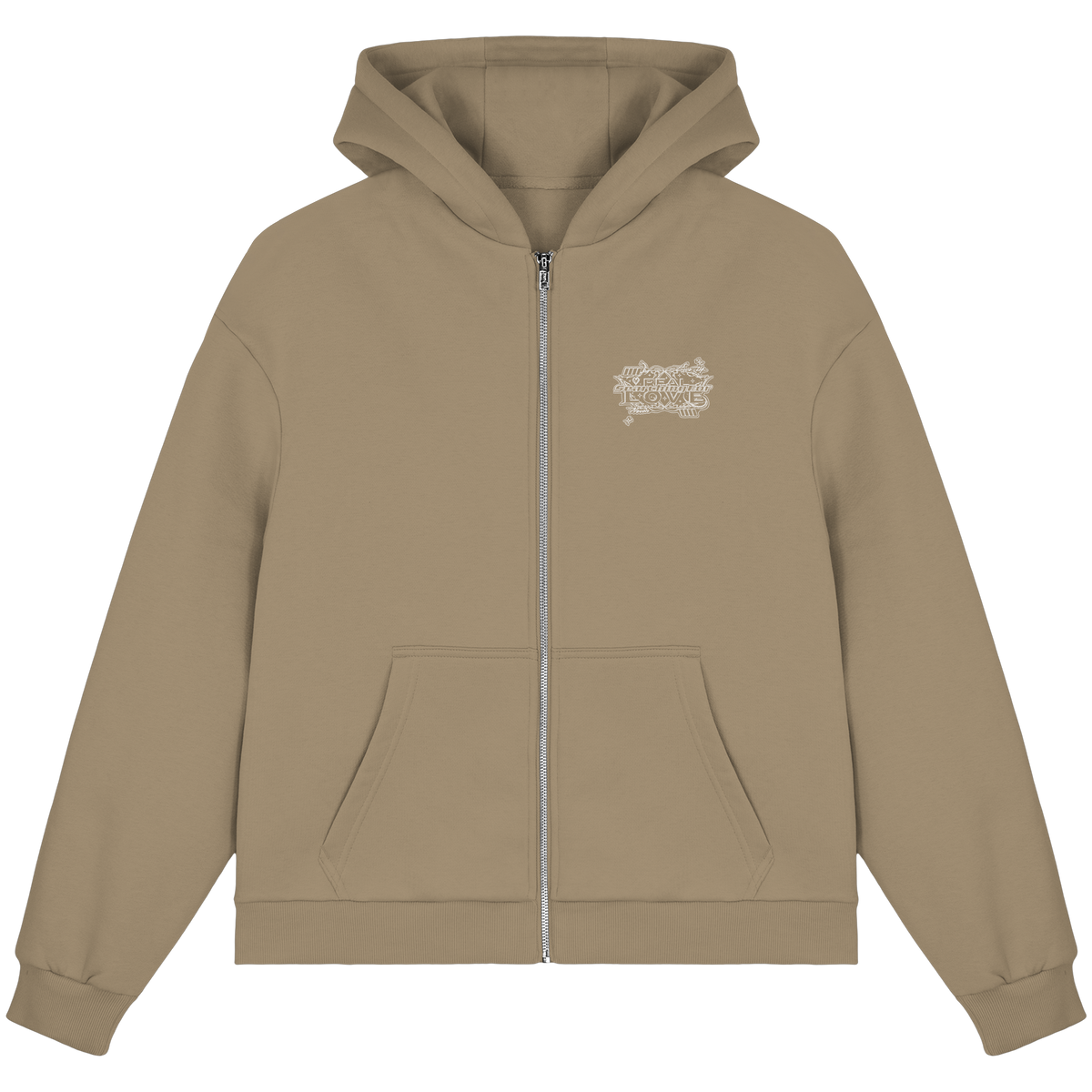 The REAL LOVE BASiCS - Fluffy Boxcut Zipper