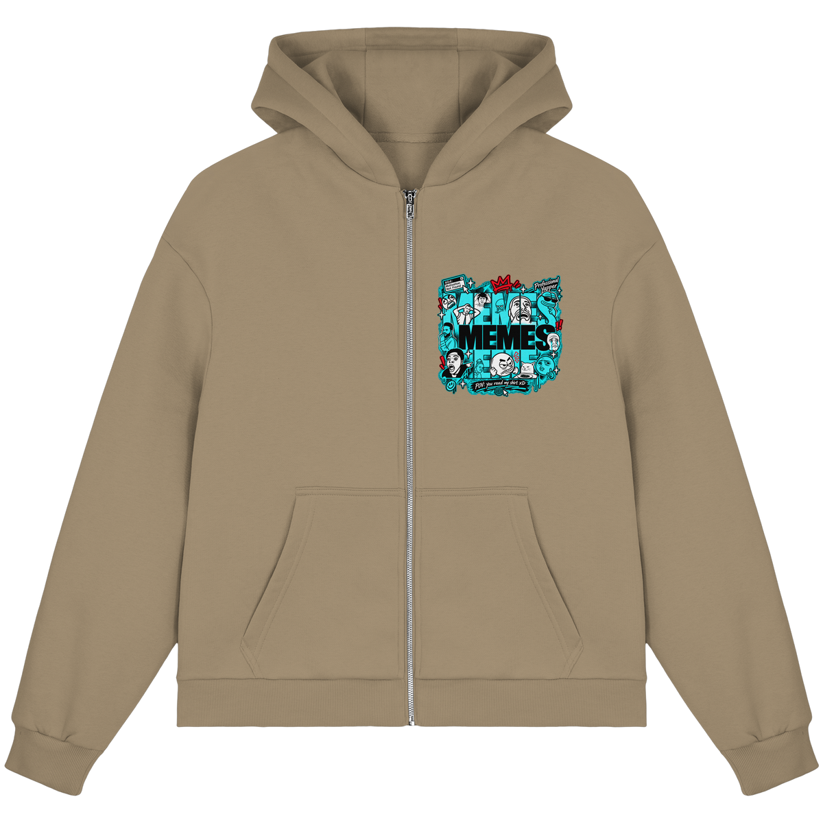 The Meme - Fluffy Boxcut Zipper