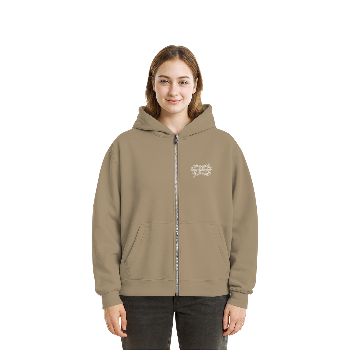 The REAL LOVE BASiCS - Fluffy Boxcut Zipper