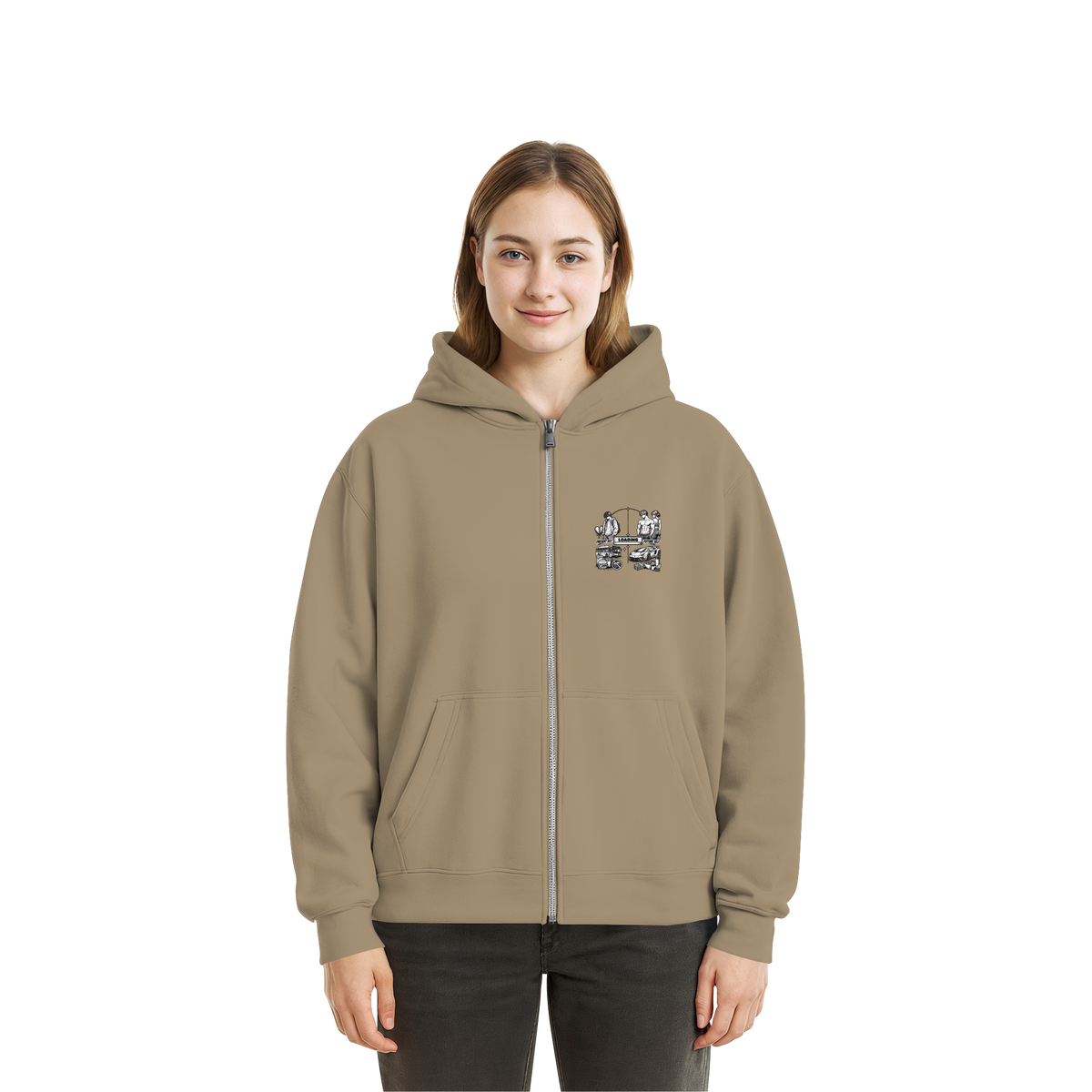 LOADiNG BASiCS - Fluffy Boxcut Zipper