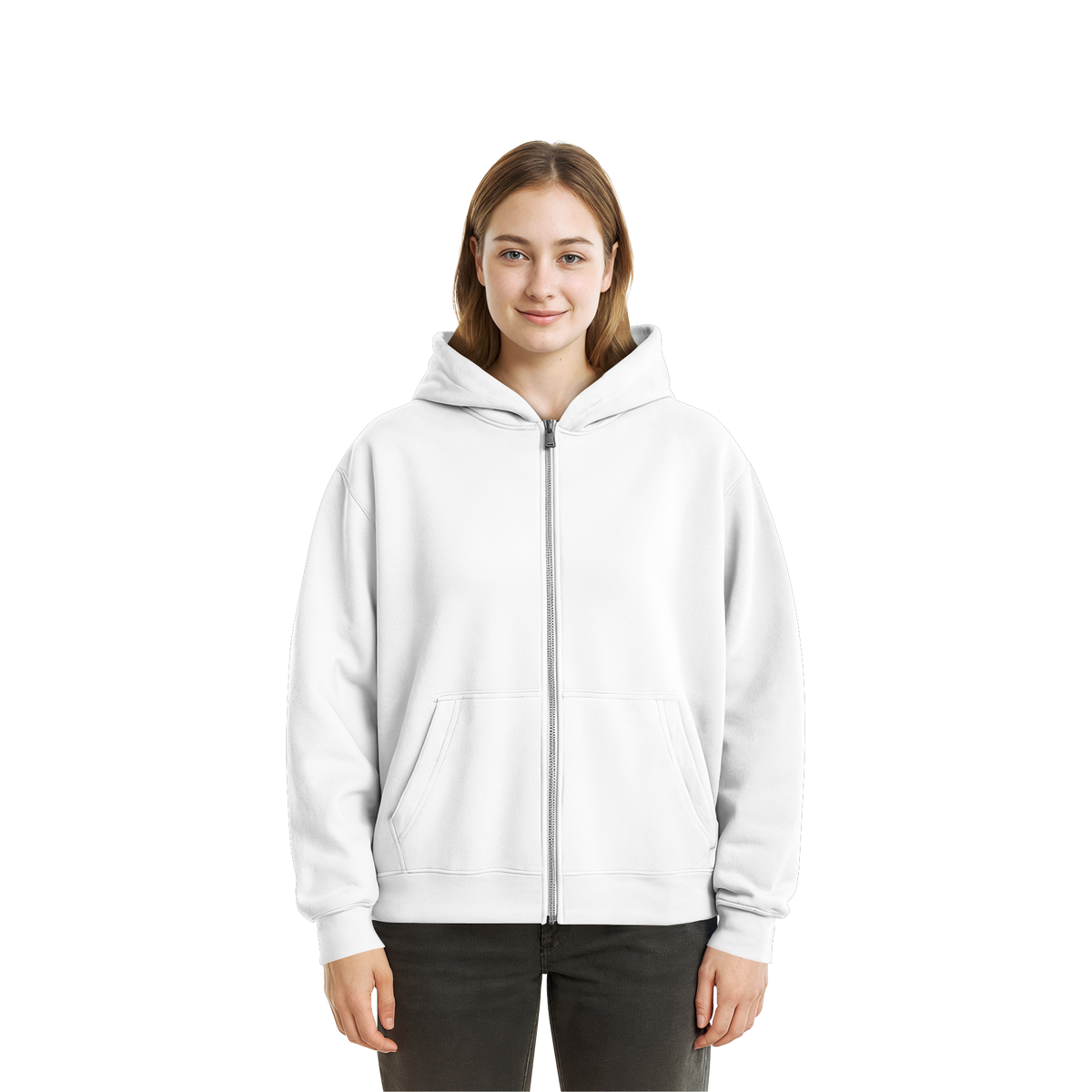 The REAL LOVE BASiCS - Fluffy Boxcut Zipper