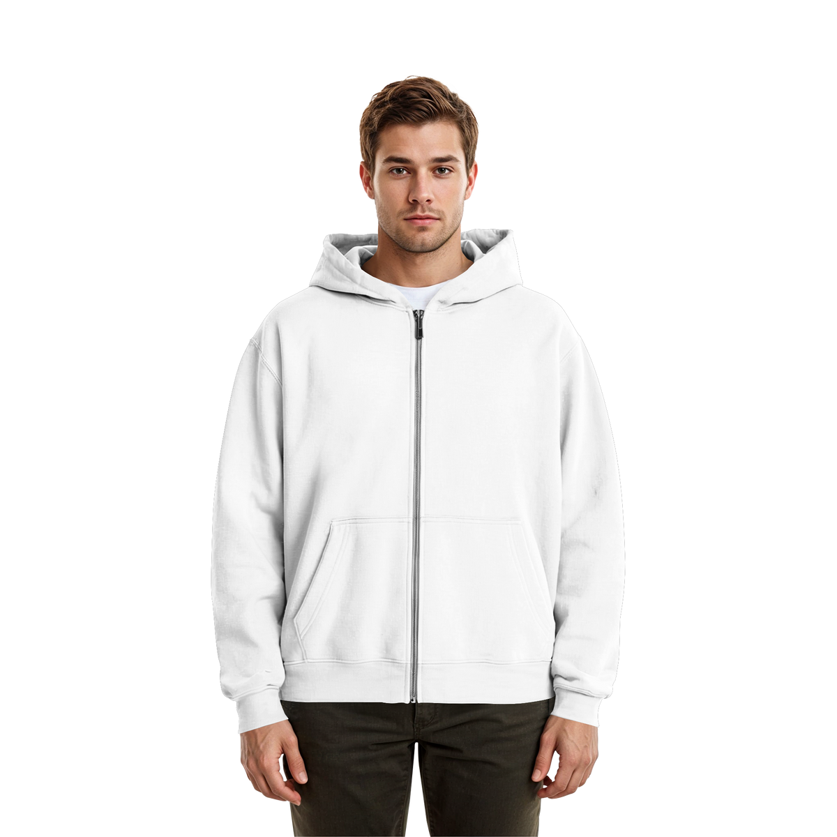 The REAL LOVE BASiCS - Fluffy Boxcut Zipper