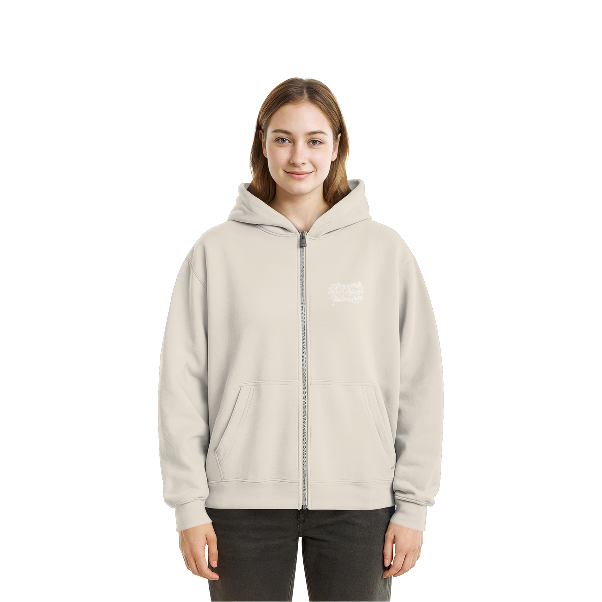 The REAL LOVE BASiCS - Fluffy Boxcut Zipper