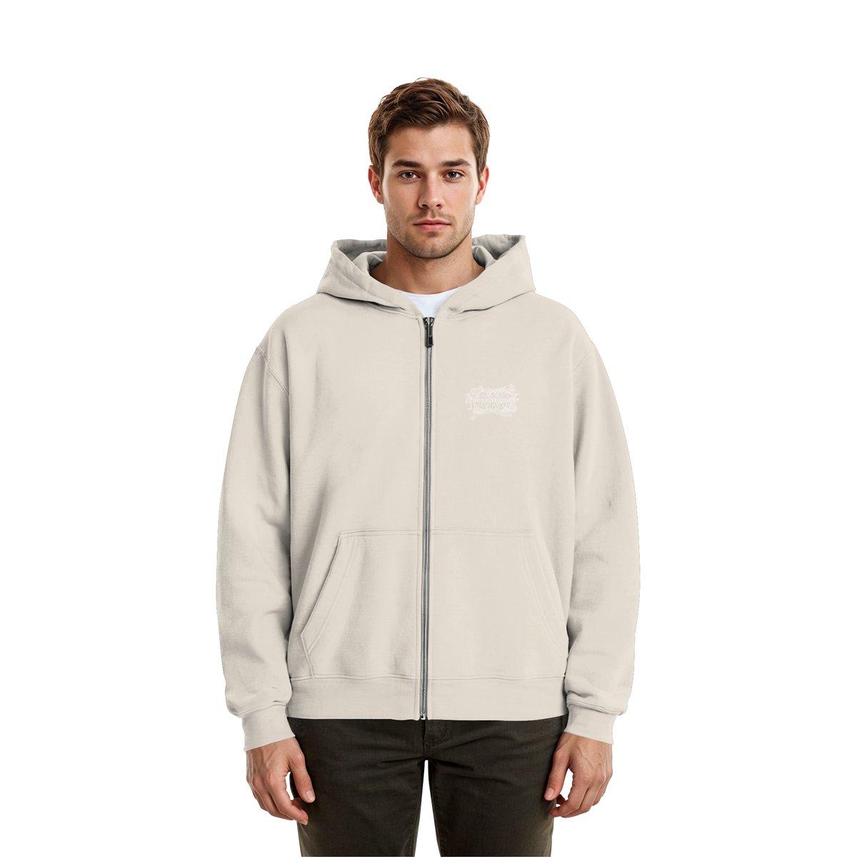 The REAL LOVE BASiCS - Fluffy Boxcut Zipper