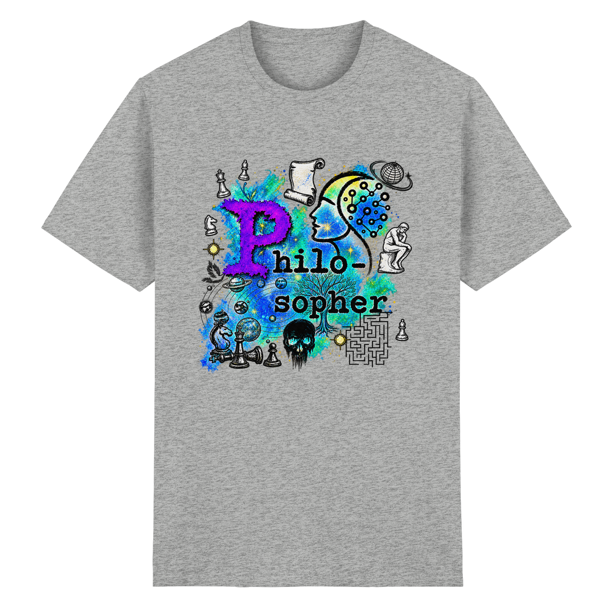 The Philosopher - Heavy Cotton T-Shirt