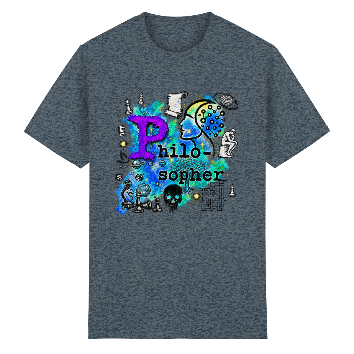 The Philosopher - Heavy Cotton T-Shirt