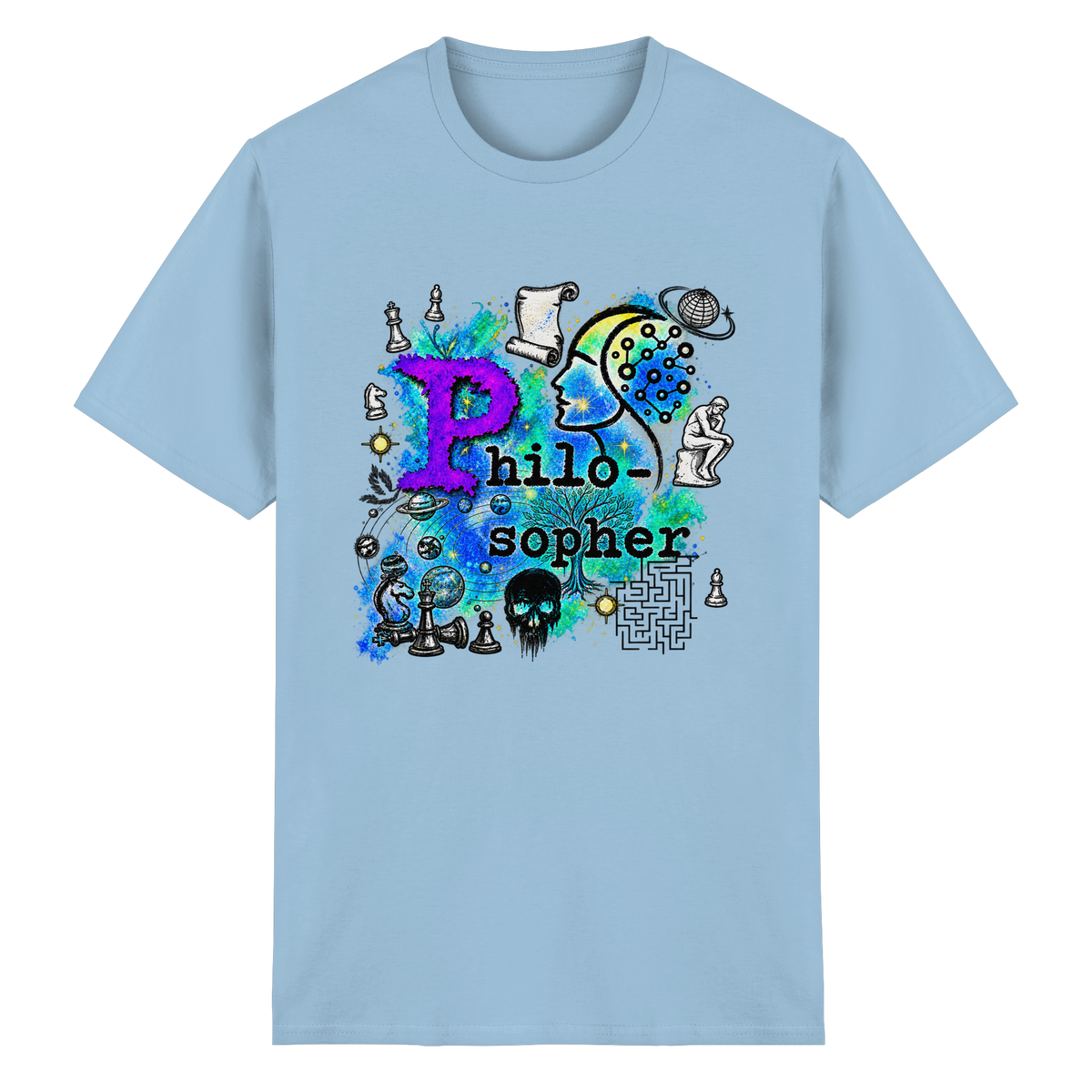 The Philosopher - Heavy Cotton T-Shirt