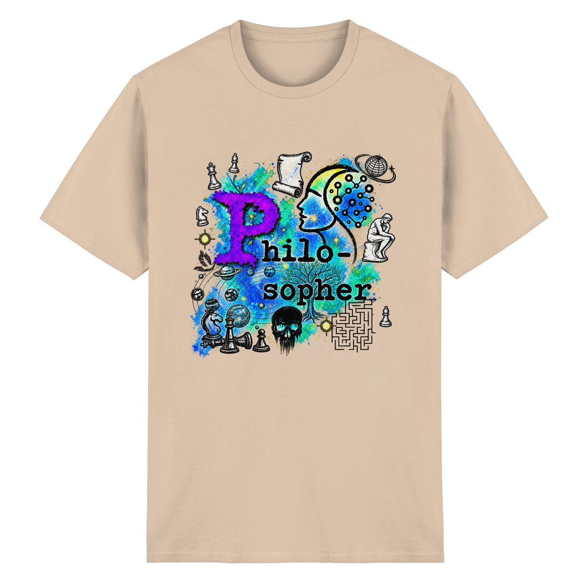 The Philosopher - Heavy Cotton T-Shirt