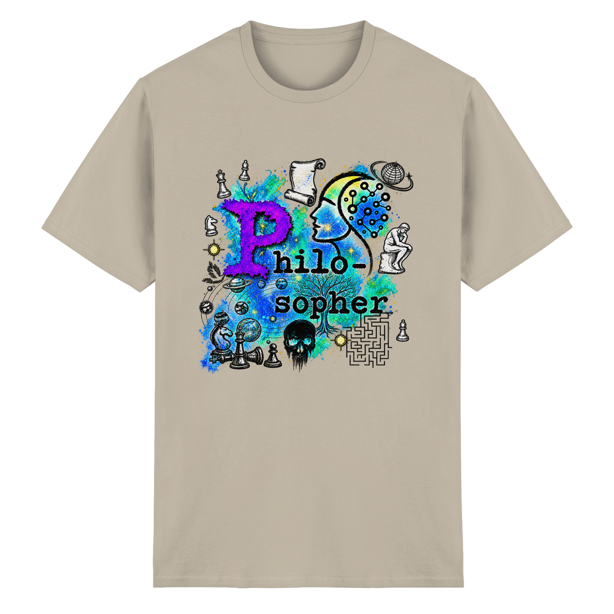 The Philosopher - Heavy Cotton T-Shirt