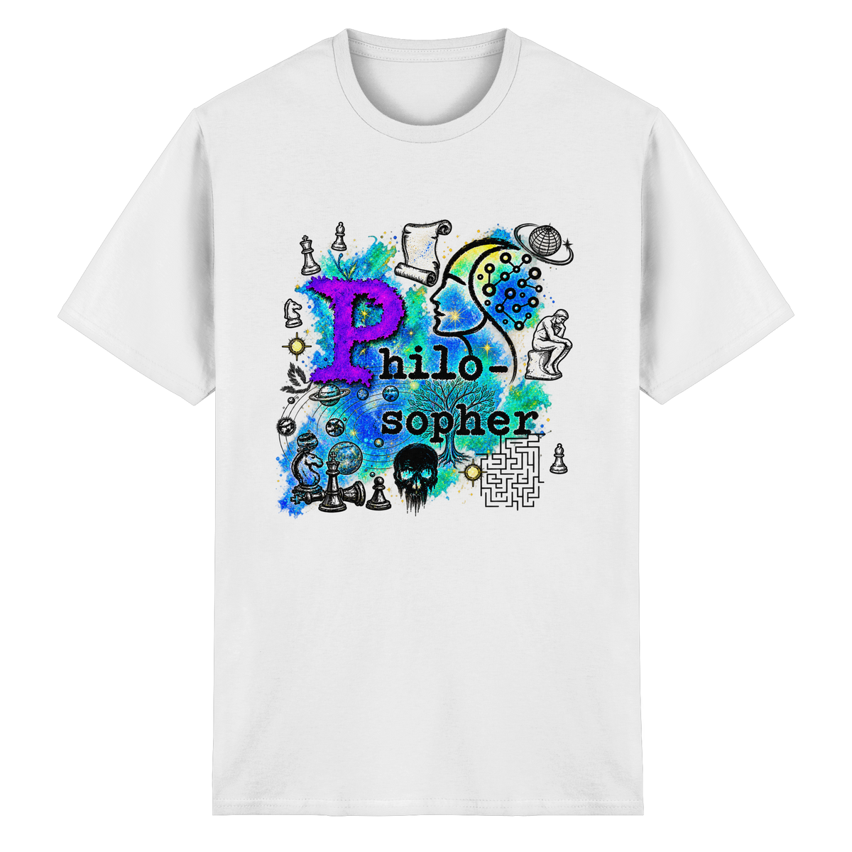 The Philosopher - Heavy Cotton T-Shirt