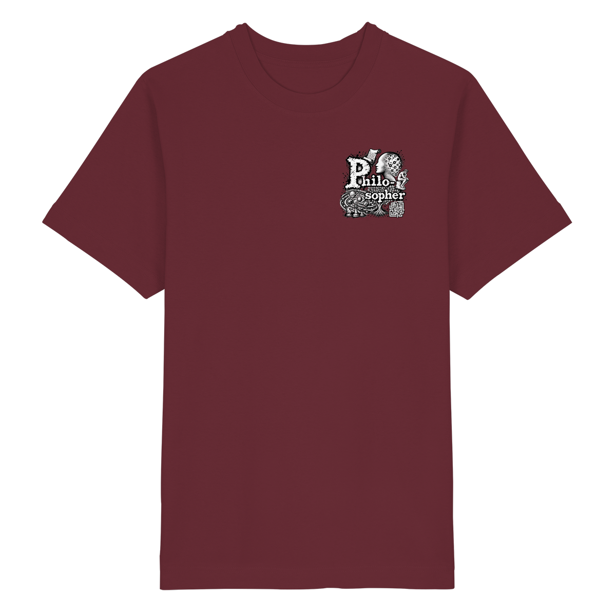 The Philosopher - Heavy Oversized Organic Shirt