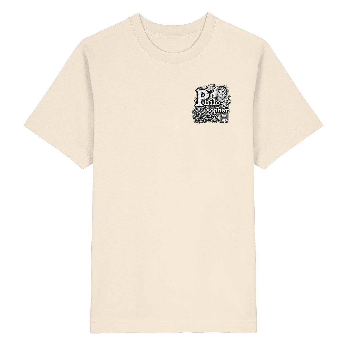 The Philosopher - Heavy Oversized Organic Shirt
