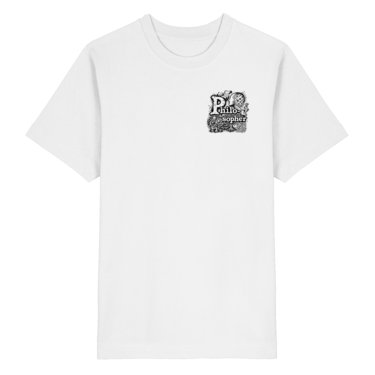 The Philosopher - Heavy Oversized Organic Shirt