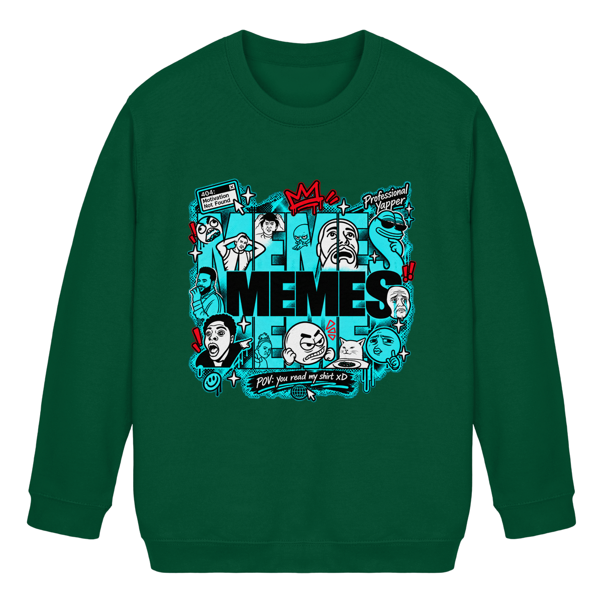 The Meme - Kids Basic Sweatshirt