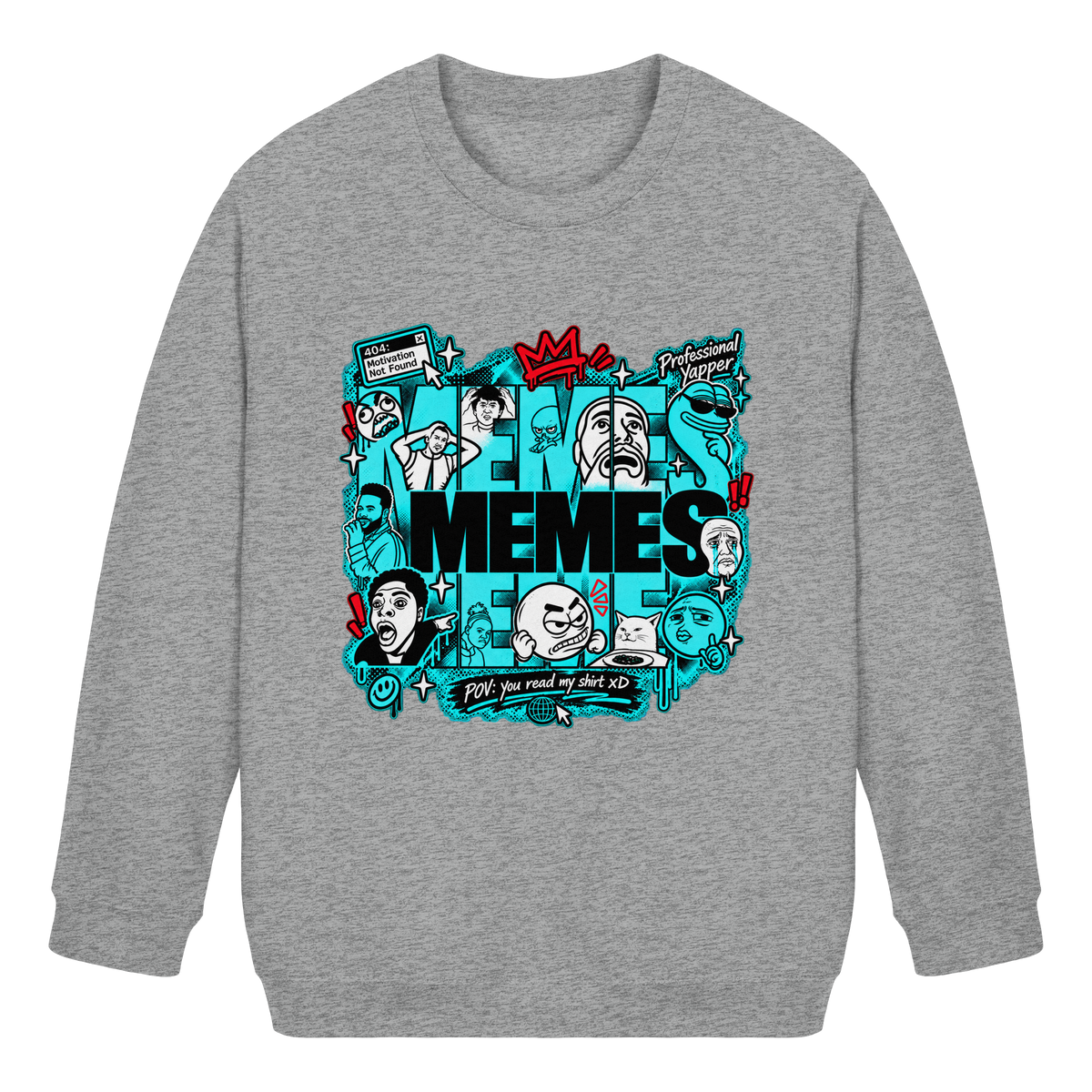The Meme - Kids Basic Sweatshirt