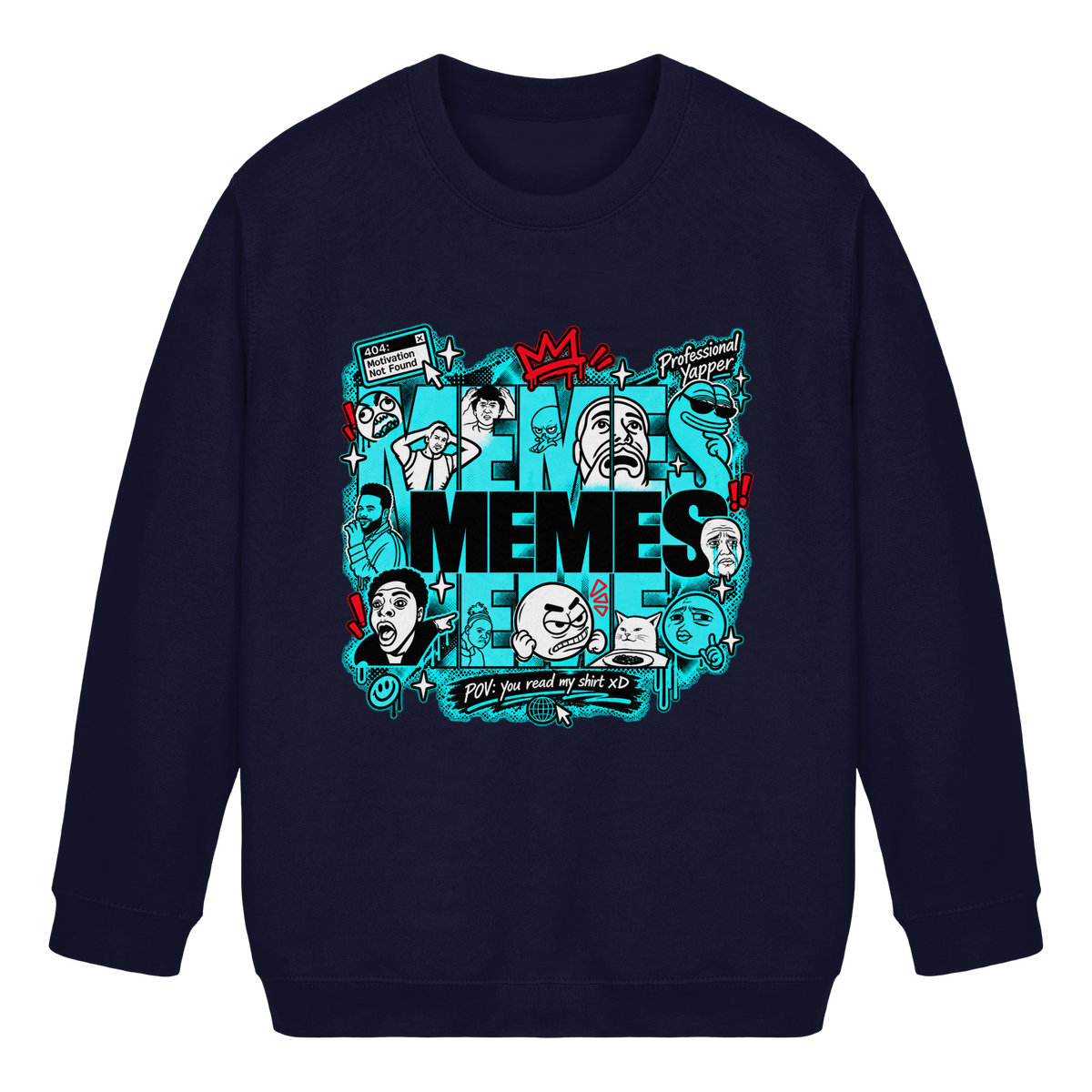 The Meme - Kids Basic Sweatshirt