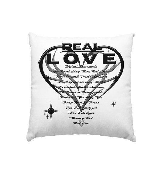 The REAL LOVE BASiCS - Kissen 40x40cm