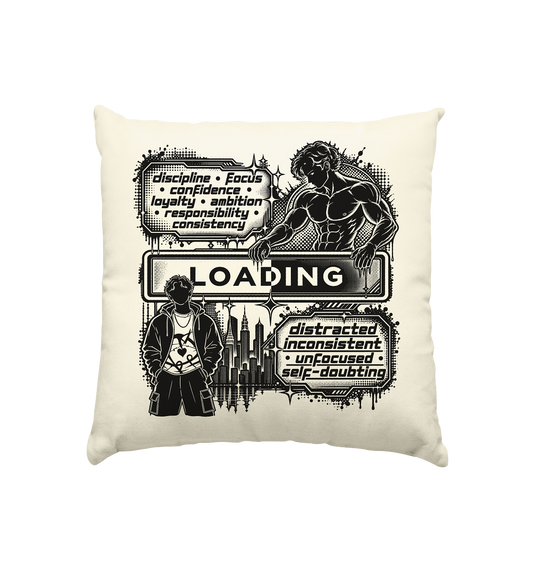 LOADiNG BASiCS - Kissen natur 40x40cm