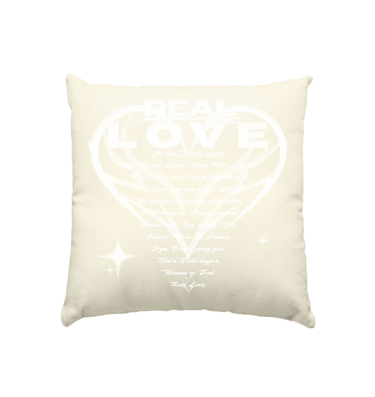 The REAL LOVE BASiCS - Kissen natur 40x40cm